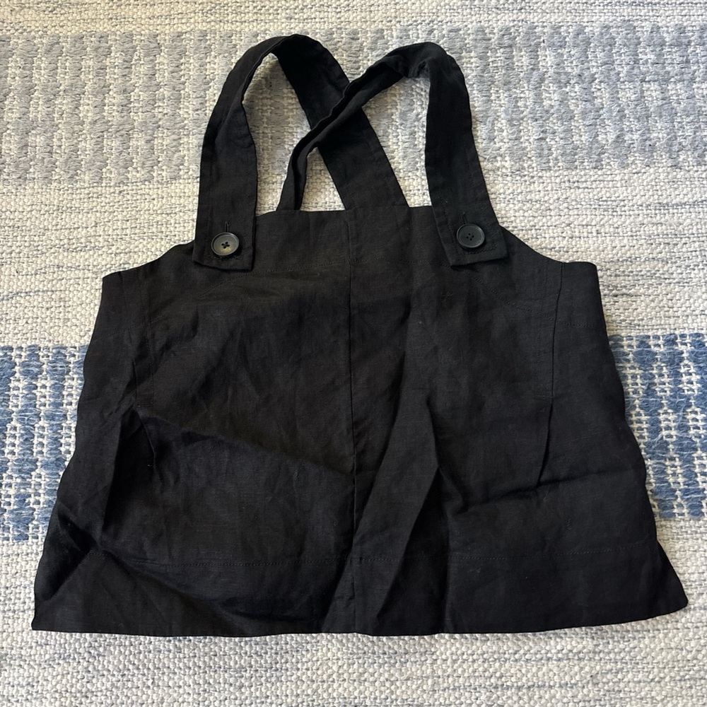 Black Linen tank
